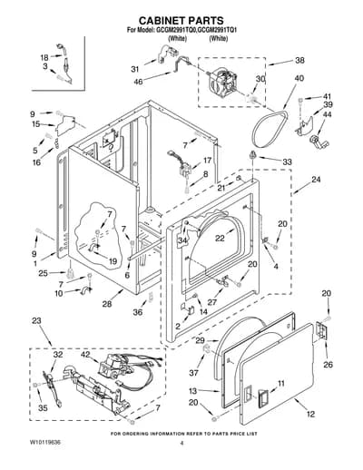 CABINET PARTS