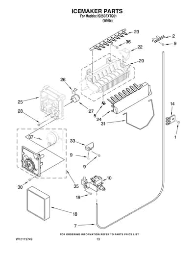 ICEMAKER PARTS