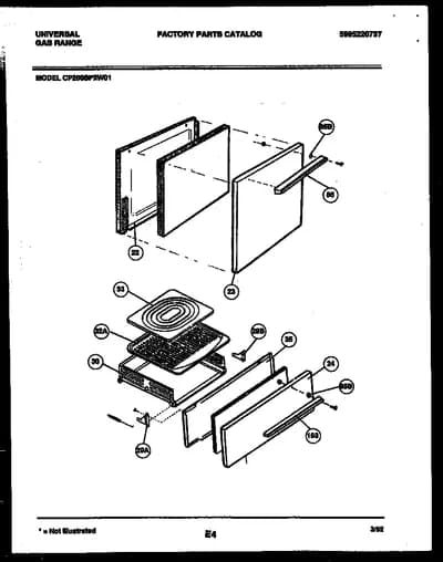 DOOR AND BROILER DRAWER PARTS
