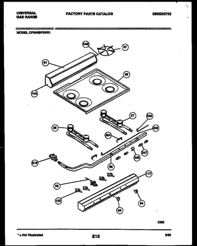 COOKTOP AND BURNER PARTS