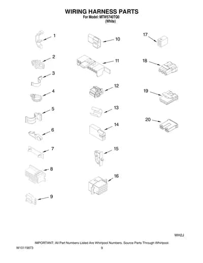 WIRING HARNESS PARTS