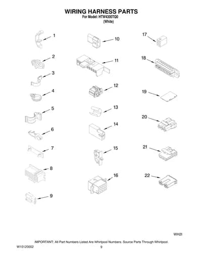 WIRING HARNESS PARTS