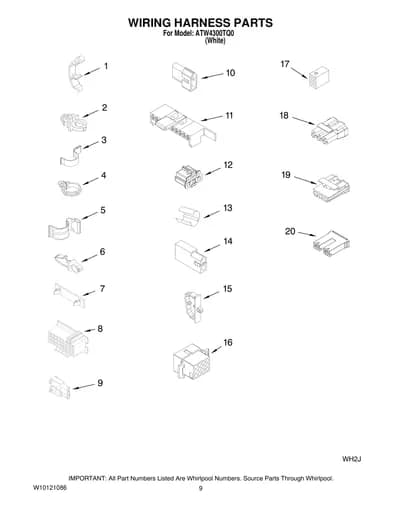 WIRING HARNESS PARTS