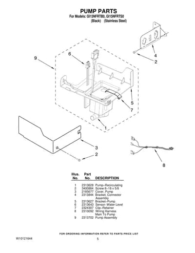 PUMP PARTS