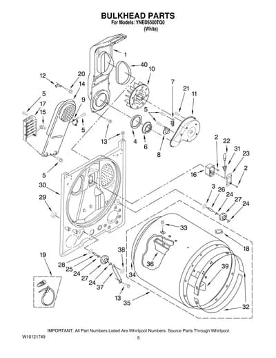 BULKHEAD PARTS
