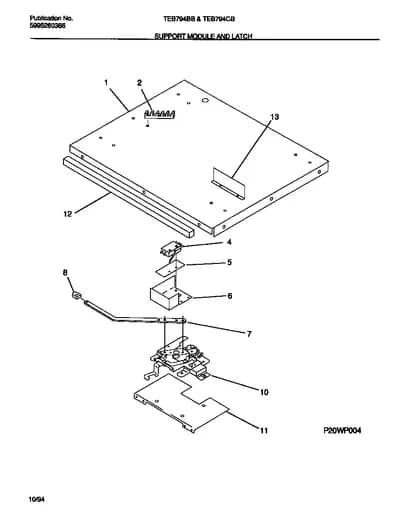 SUPPORT MODULE AND LATCH