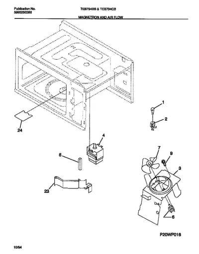 MAGNETRON AND AIR FLOW