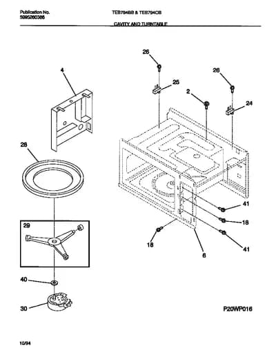 CAVITY AND TURNTABLE