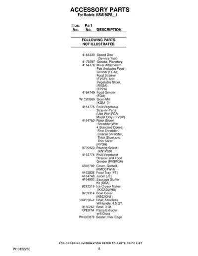 ACCESSORY PARTS