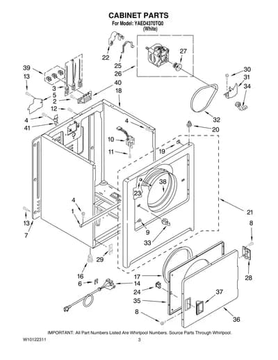 CABINET PARTS