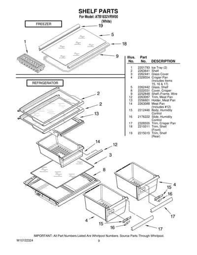 SHELF PARTS
