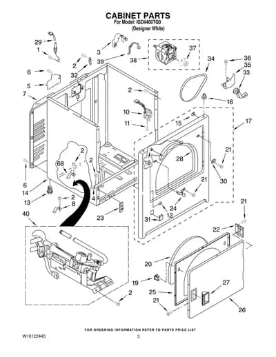 CABINET PARTS