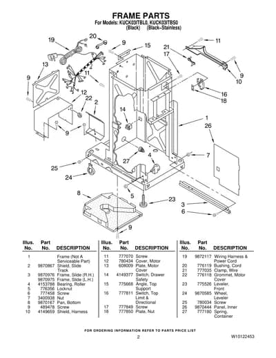 FRAME PARTS