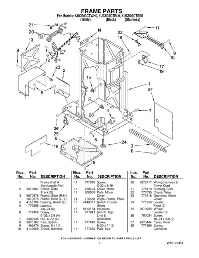 FRAME PARTS