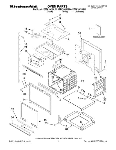 OVEN PARTS