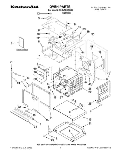 OVEN PARTS