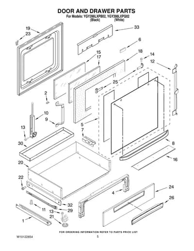 DOOR AND DRAWER PARTS
