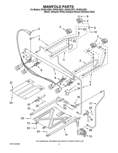 MANIFOLD PARTS