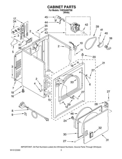 CABINET PARTS