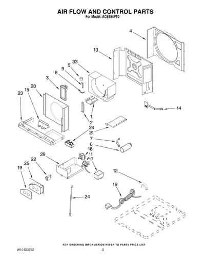 AIR FLOW AND CONTROL PARTS