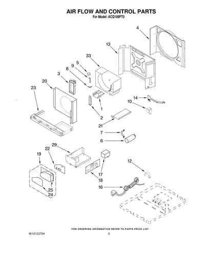 AIR FLOW AND CONTROL PARTS