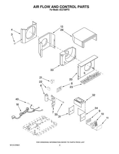 AIR FLOW AND CONTROL PARTS