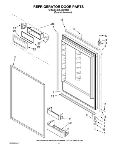 REFRIGERATOR DOOR PARTS
