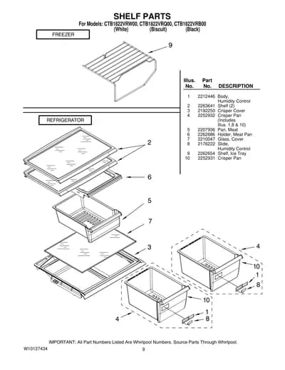 SHELF PARTS