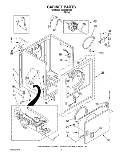 CABINET PARTS