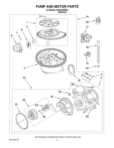 PUMP AND MOTOR PARTS