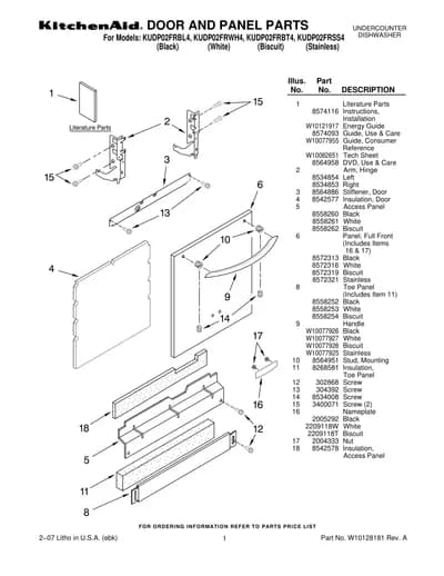 DOOR AND PANEL PARTS