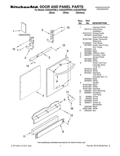 DOOR AND PANEL PARTS