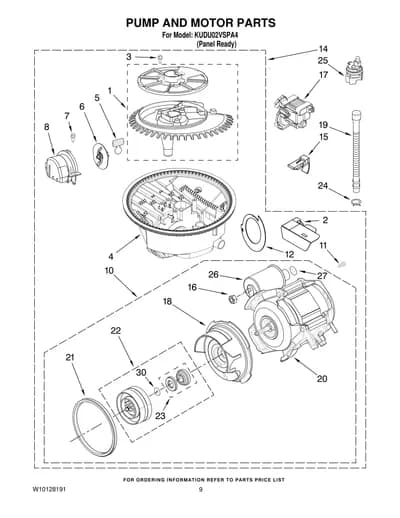 PUMP AND MOTOR PARTS