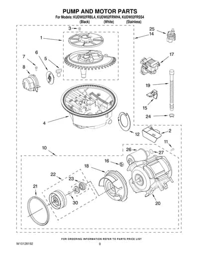PUMP AND MOTOR PARTS