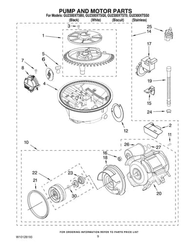 PUMP AND MOTOR PARTS