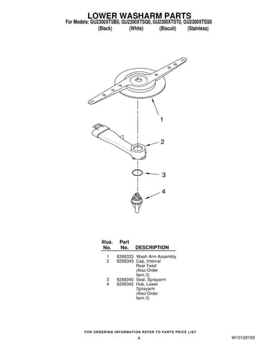 LOWER WASHARM PARTS