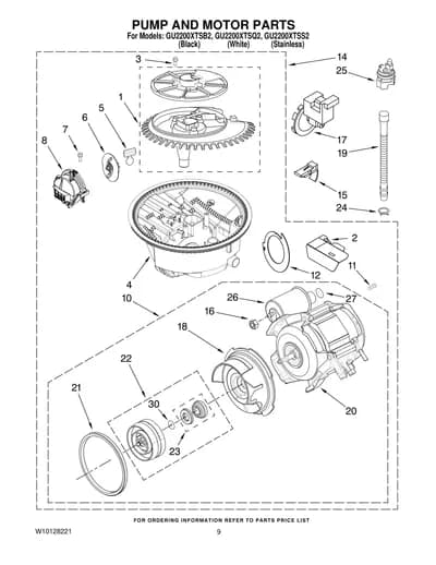 PUMP AND MOTOR PARTS