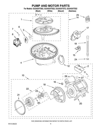 PUMP AND MOTOR PARTS