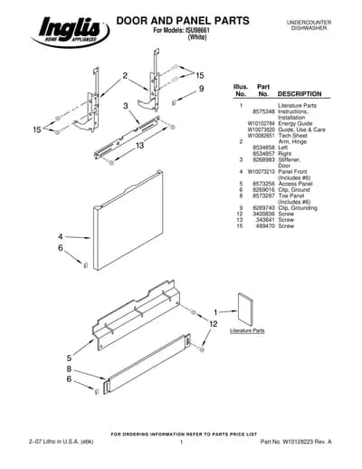 DOOR AND PANEL PARTS