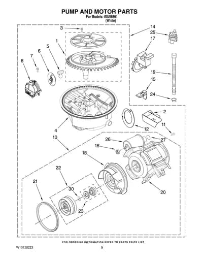 PUMP AND MOTOR PARTS