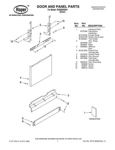 DOOR AND PANEL PARTS