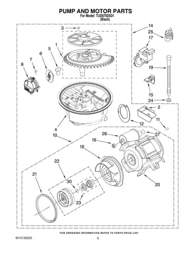 PUMP AND MOTOR PARTS