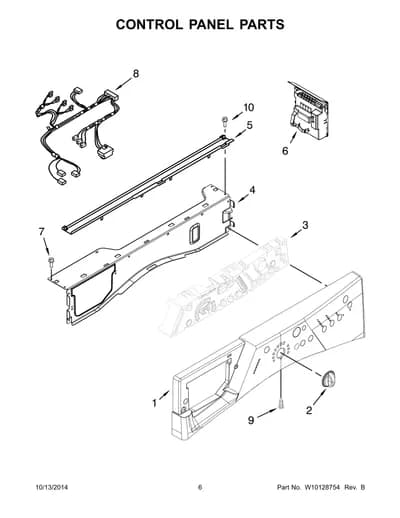 CONTROL PANEL PARTS