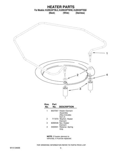 HEATER PARTS