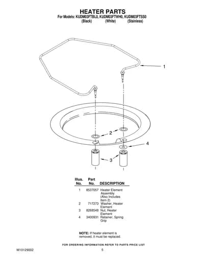 HEATER PARTS