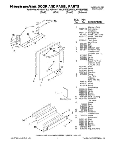DOOR AND PANEL PARTS