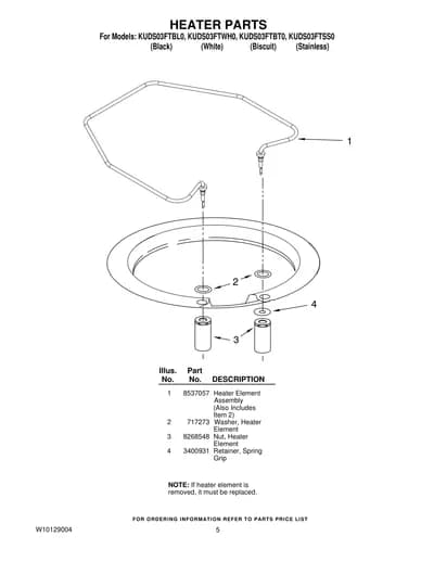 HEATER PARTS