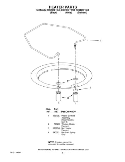 HEATER PARTS