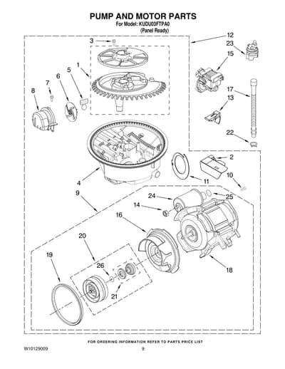 PUMP AND MOTOR PARTS