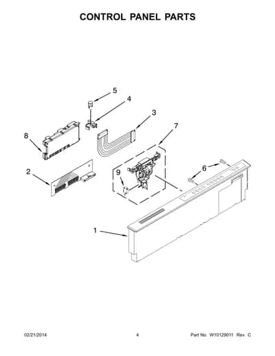CONTROL PANEL PARTS